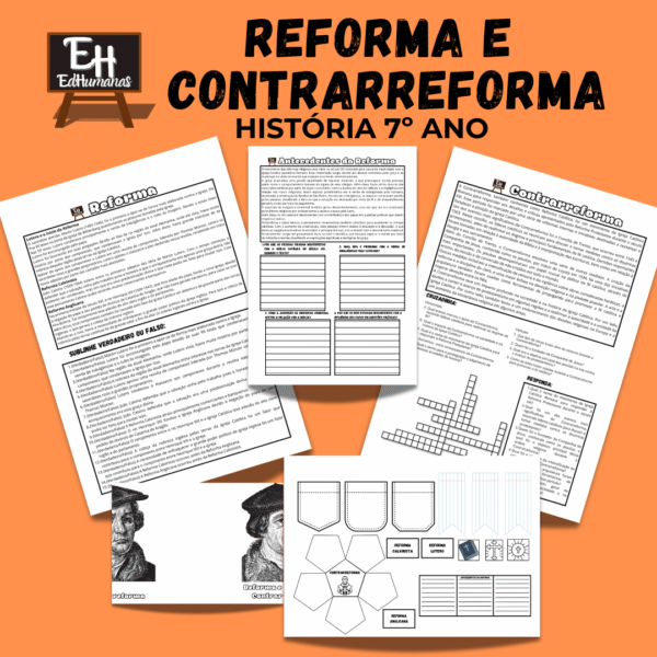 Kit Reforma e Contrarreforma com Lapbook