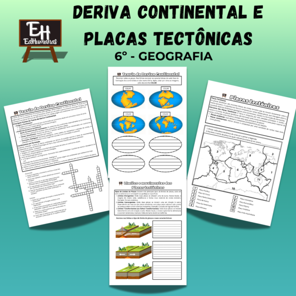 Teoria da deriva continental e placas tectônicas