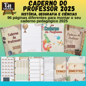 Caderno do Professor (Planner) 2026 - História, Geografia e Ciências