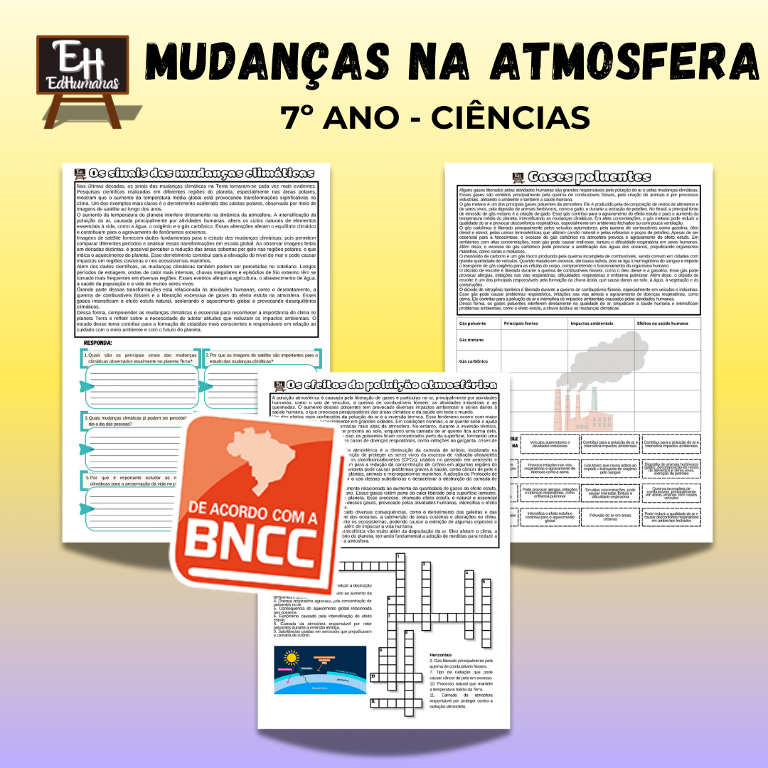 Mudanças na Atmosfera