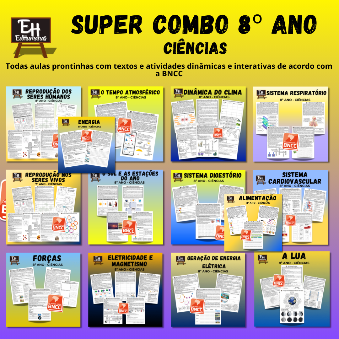 Combo Ciências - 8º ano