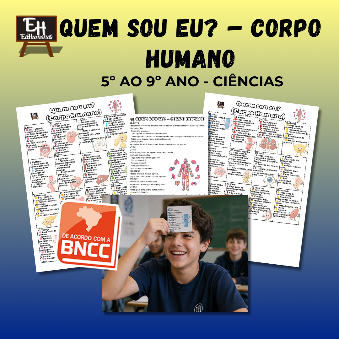Jogo Quem sou eu? - Corpo humano