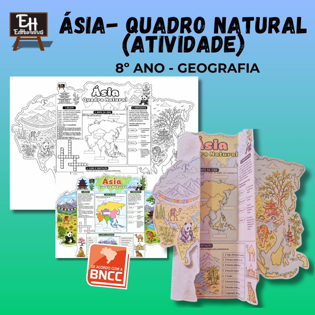 Ásia – Quadro Natural | Atividade Interativa