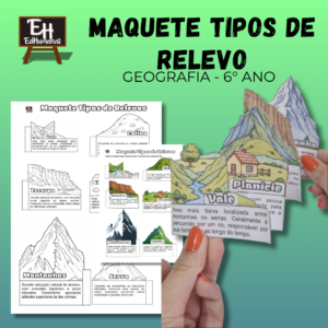 Maquete Tipos de Relevo