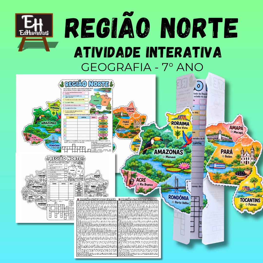 COMBO REGIÕES DO BRASIL – MAPAS INTERATIVOS | GEOGRAFIA – 7º ANO - Imagem 4
